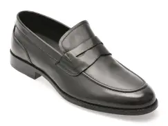 Mocasini eleganti EPICA negri, K57, din piele naturala imagine