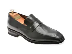 Mocasini eleganti LE COLONEL negri, 48797, din piele naturala imagine