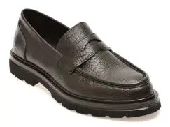 Mocasini eleganti OTTER maro, 25M36, din piele naturala imagine