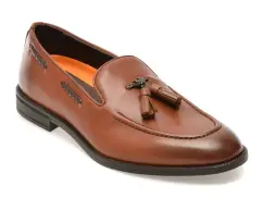 Mocasini eleganti RELAX maro, 2820, din piele naturala imagine
