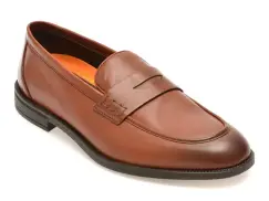 Mocasini eleganti RELAX maro, 2822, din piele naturala imagine