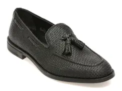 Mocasini eleganti RELAX negri, 2820, din piele naturala imagine