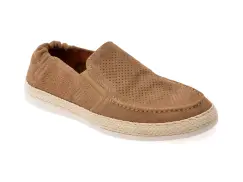 Mocasini EPICA gri, 1000, din piele intoarsa imagine