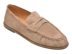 Mocasini EPICA gri, 5C285, din piele intoarsa imagine
