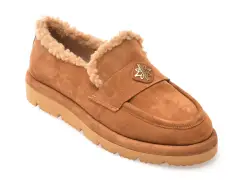 Mocasini EPICA maro, 3642607, din piele intoarsa imagine