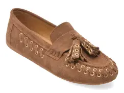 Mocasini EPICA maro, 65, din piele intoarsa imagine