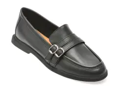 Mocasini EPICA negri, 1197D30, din piele naturala imagine