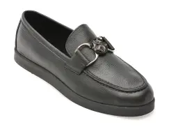 Mocasini EPICA negri, 31110, din piele naturala imagine