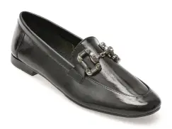 Mocasini EPICA negri, 66, din piele naturala lacuita imagine