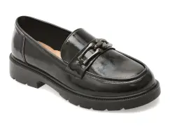 Mocasini EPICA negri, 950, din piele naturala lacuita imagine