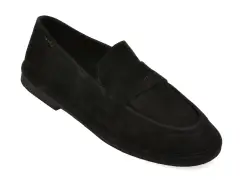 Mocasini EPICA negri, QS919, din piele intoarsa imagine