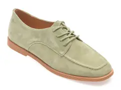 Mocasini EPICA verzi, 1313C18, din piele intoarsa imagine