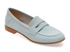 Mocasini FLAVIA PASSINI albastri, V706G16, din piele naturala imagine