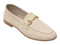 Mocasini FLAVIA PASSINI albi, GTB1, din piele naturala imagine