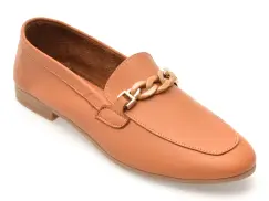 Mocasini FLAVIA PASSINI maro, CB4, din piele naturala imagine