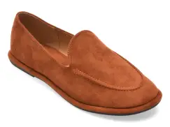 Mocasini FLAVIA PASSINI maro, HZY53, din material textil imagine