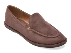 Mocasini FLAVIA PASSINI maro, HZY53, din material textil imagine