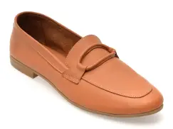 Mocasini FLAVIA PASSINI maro, LT1, din piele naturala imagine