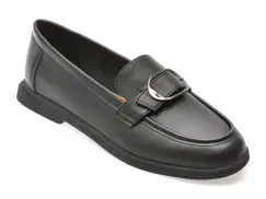 Mocasini FLAVIA PASSINI negri, 1197G21, din piele naturala imagine