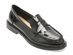Mocasini FLAVIA PASSINI negri, 1611, din piele naturala lacuita imagine