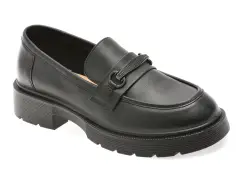 Mocasini FLAVIA PASSINI negri, 8988, din piele naturala imagine