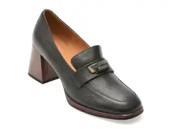 Mocasini FLAVIA PASSINI negri, A157, din piele naturala imagine