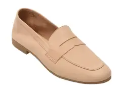 Mocasini FLAVIA PASSINI nude, SP14, din piele naturala imagine