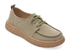 Mocasini FLAVIA PASSINI verzi, A6030, din material textil imagine