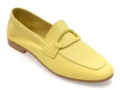 Mocasini FLAVIA PASSINI verzi, LT1, din piele naturala imagine