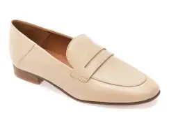 Mocasini GEOX bej, D552EA, din piele naturala imagine