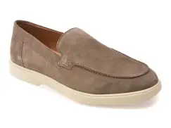 Mocasini GEOX gri, U55LAD, din piele intoarsa imagine