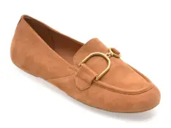 Mocasini GEOX maro, D45MUJ, din piele intoarsa imagine