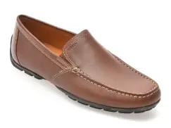 Mocasini GEOX maro, U1144V, din piele naturala imagine