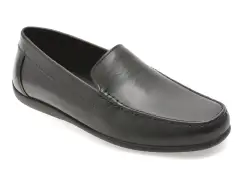 Mocasini GEOX negri, U450WB, din piele naturala imagine