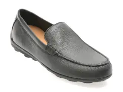 Mocasini GEOX negri, U55HYA, din piele naturala imagine