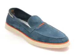 Mocasini GRYXX albastri, 33501, din piele intoarsa imagine