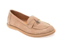 Mocasini GRYXX bej, 617871, din piele intoarsa imagine