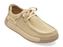 Mocasini GRYXX bej, 93662, din material textil imagine