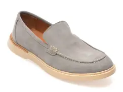 Mocasini GRYXX gri, 13105, din piele intoarsa imagine