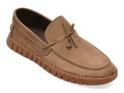 Mocasini GRYXX gri, 74022, din nabuc imagine
