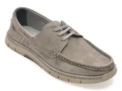 Mocasini GRYXX gri, M25Y57, din nabuc imagine