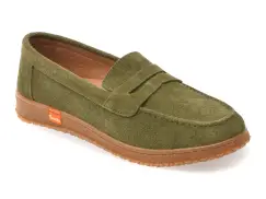 Mocasini GRYXX kaki, TG1899, din piele intoarsa imagine