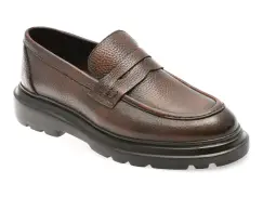 Mocasini GRYXX maro, FH254, din piele naturala imagine