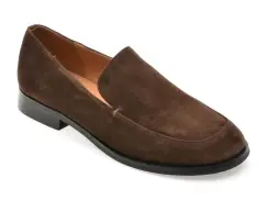Mocasini GRYXX maro, H11, din piele intoarsa imagine