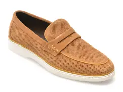 Mocasini GRYXX maro, Y168, din piele naturala imagine