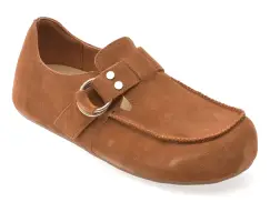 Mocasini GRYXX maro, Y25L722, din piele intoarsa imagine