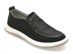Mocasini GRYXX negri, 5205, din material textil imagine