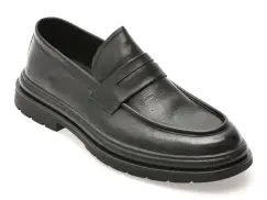 Mocasini GRYXX negri, 56518, din piele naturala imagine