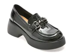 Mocasini GRYXX negri, 88170, din piele naturala lacuita imagine