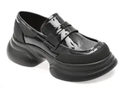 Mocasini GRYXX negri, CC01, din piele naturala lacuita imagine